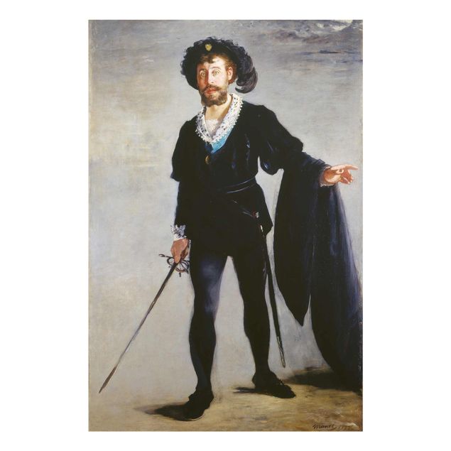 Tavlor konstutskrifter Edouard Manet - Jean-Baptiste Faure in the Role of Hamlet