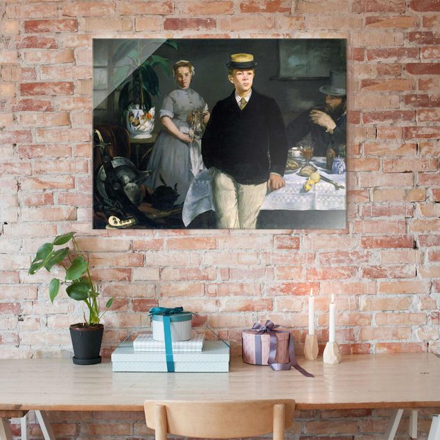 Konststilar Impressionism Edouard Manet - Luncheon In The Studio