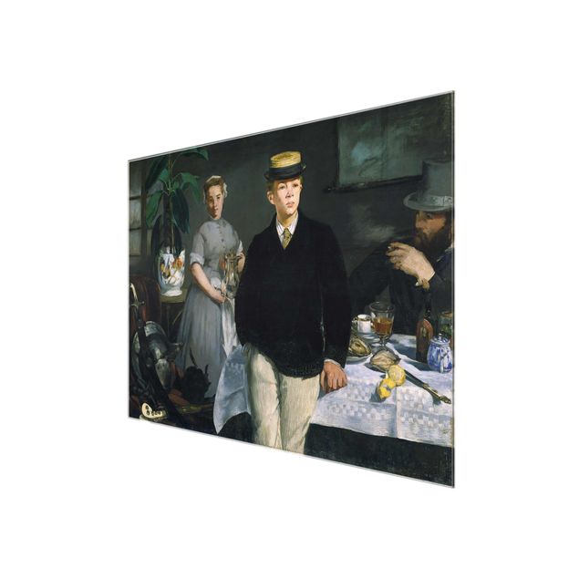 Tavlor porträtt Edouard Manet - Luncheon In The Studio