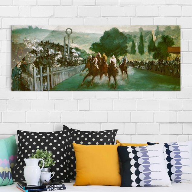 Konststilar Impressionism Edouard Manet - Races At Longchamp