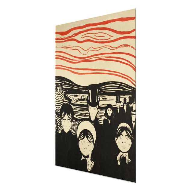 Tavlor konstutskrifter Edvard Munch - Anxiety