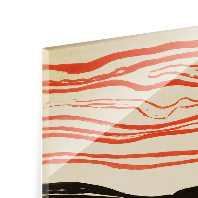 Tavlor porträtt Edvard Munch - Anxiety