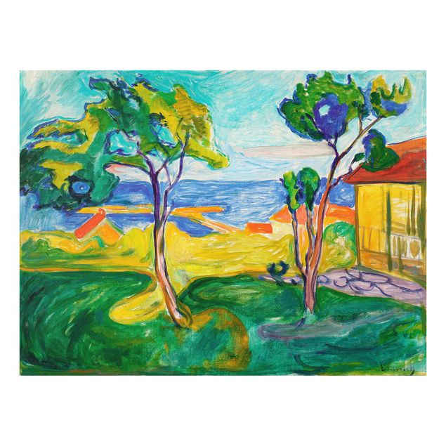 Konststilar Edvard Munch - The Garden In Åsgårdstrand