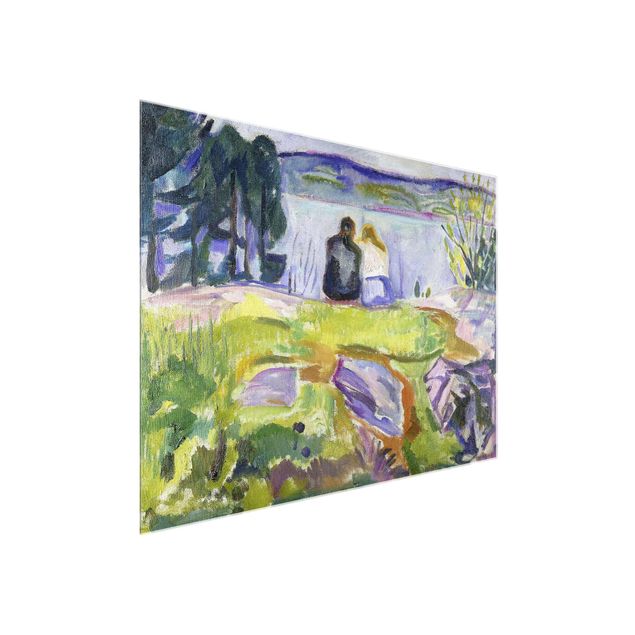 Konstutskrifter Edvard Munch - Spring (Love Couple On The Shore)