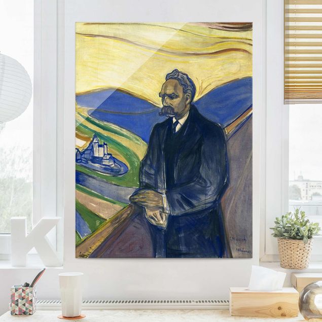 Kök dekoration Edvard Munch - Portrait of Friedrich Nietzsche