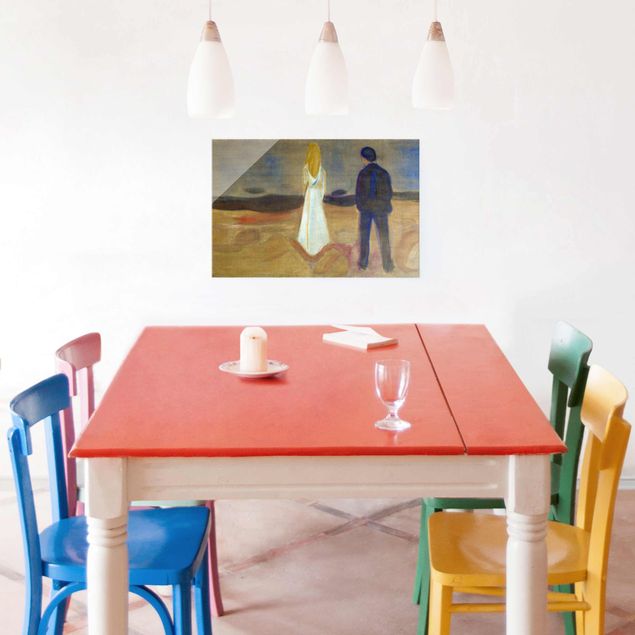 Konststilar Post Impressionism Edvard Munch - Two humans. The Lonely (Reinhardt-Fries)