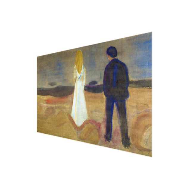 Tavlor konstutskrifter Edvard Munch - Two humans. The Lonely (Reinhardt-Fries)