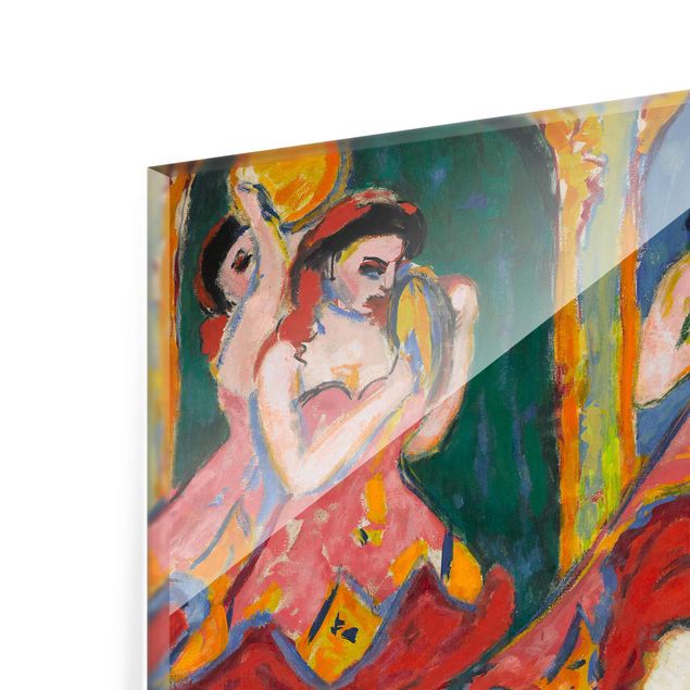 Tavlor färgglada Ernst Ludwig Kirchner - Czardas Dancers