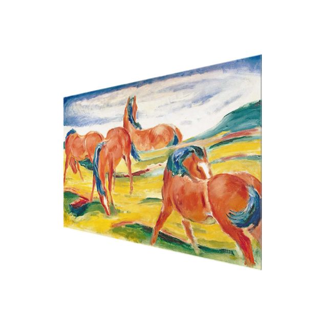 Tavlor konstutskrifter Franz Marc - Grazing Horses