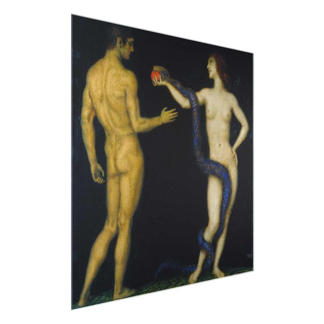 Konststilar Franz von Stuck - Adam and Eve