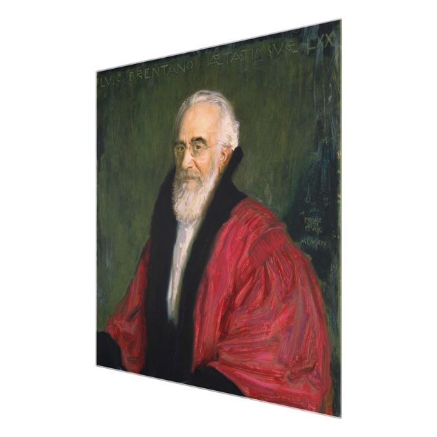 Tavlor porträtt Franz von Stuck - Portrait of Lujo Brentano