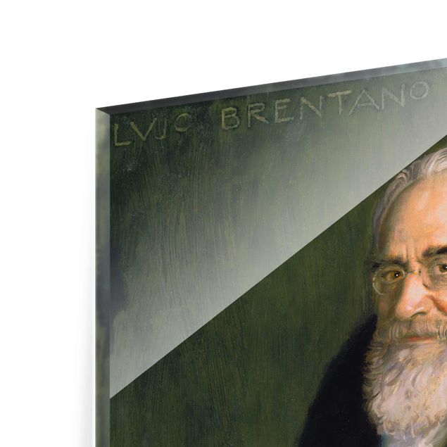 Tavlor modernt Franz von Stuck - Portrait of Lujo Brentano