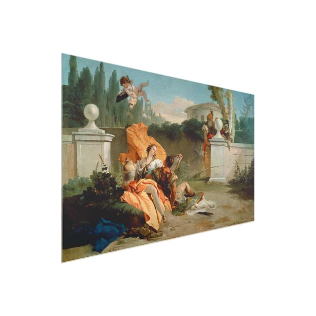 Glastavlor andlig Giovanni Battista Tiepolo - Rinaldo and Armida