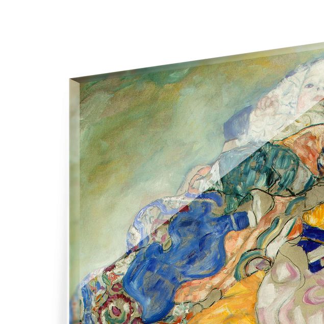Tavlor modernt Gustav Klimt - Baby (cradle)