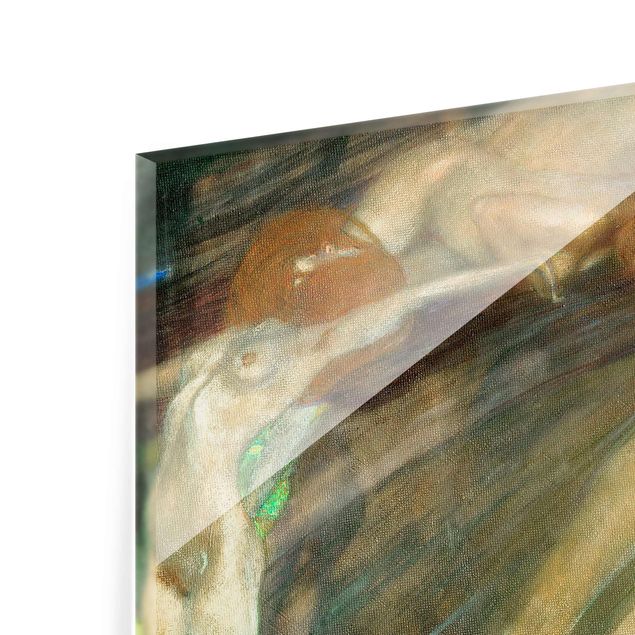 Tavlor konstutskrifter Gustav Klimt - Moving Water