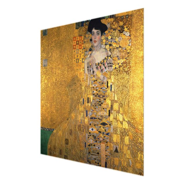 Tavlor porträtt Gustav Klimt - Portrait Of Adele Bloch-Bauer I