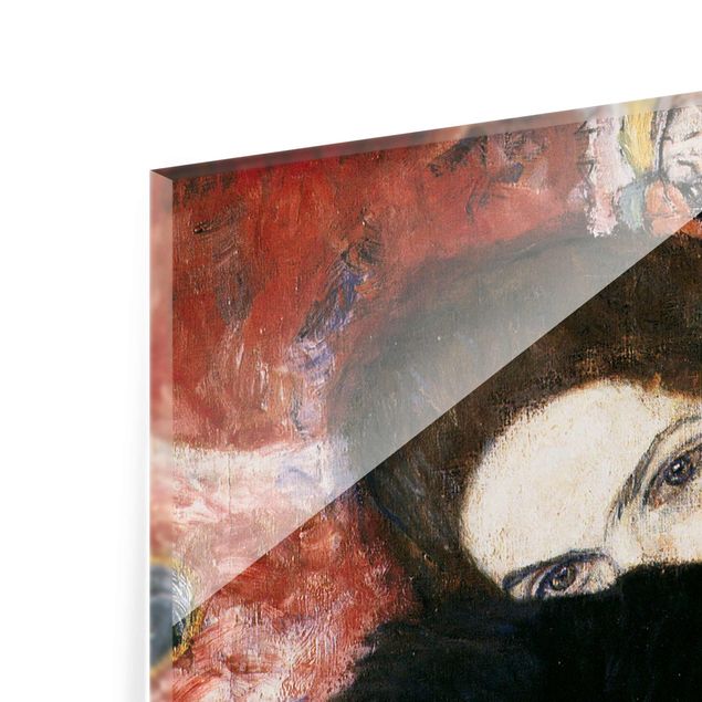 Tavlor modernt Gustav Klimt - Lady With A Muff