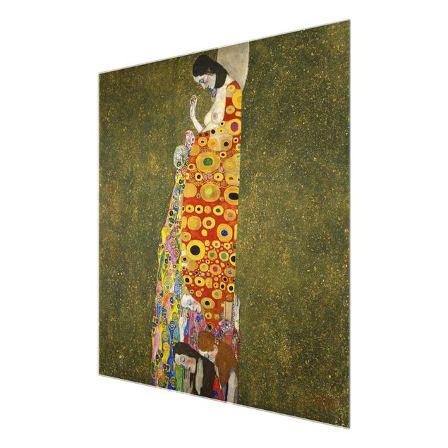 Tavlor naken och erotik Gustav Klimt - Hope II
