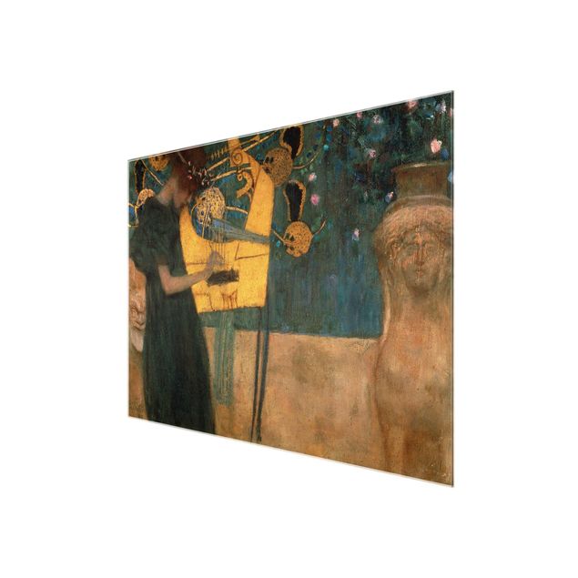 Tavlor porträtt Gustav Klimt - Music