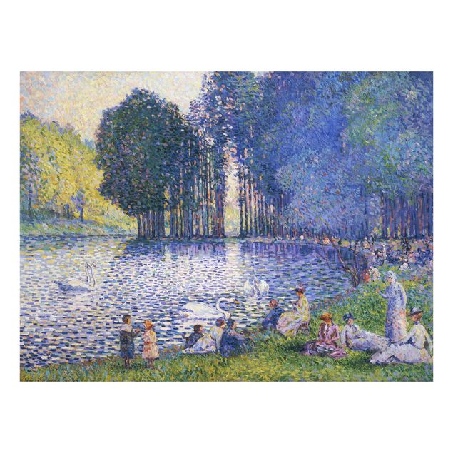Konstutskrifter Henri Edmond Cross - The Lake In The Bois De Boulogne