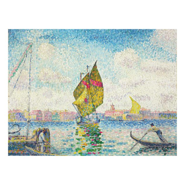 Konststilar Henri Edmond Cross - Sailboats On Giudecca Or Venice, Marine