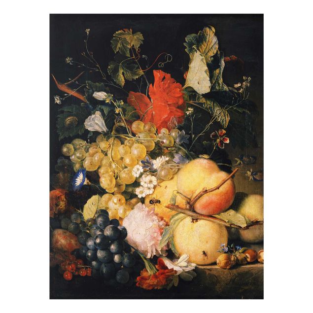 Tavlor modernt Jan van Huysum - Fruits, Flowers and Insects