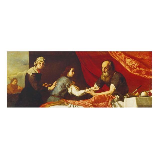 Tavlor konstutskrifter Jusepe De Ribera - Isaac Blessing Jacob