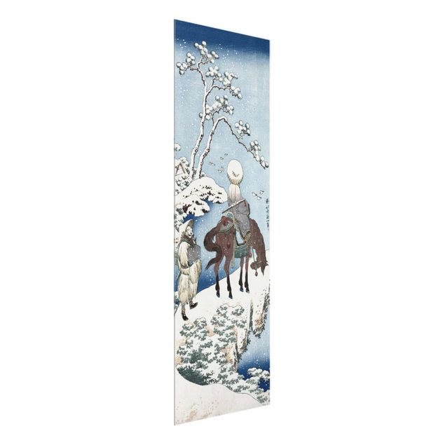 Tavlor landskap Katsushika Hokusai - The Chinese Poet Su Dongpo