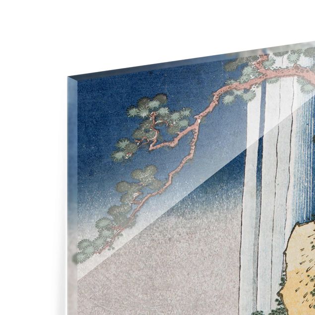 Tavlor landskap Katsushika Hokusai - The Poet Rihaku