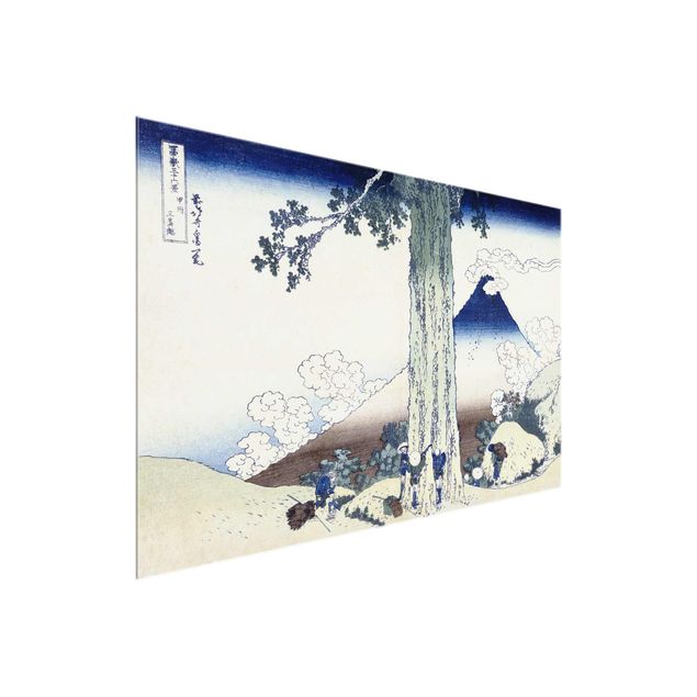 Konststilar Katsushika Hokusai - Mishima Pass In Kai Province