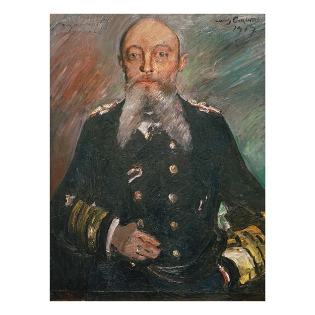 Tavlor porträtt Lovis Corinth - Alfred of Tirpitz