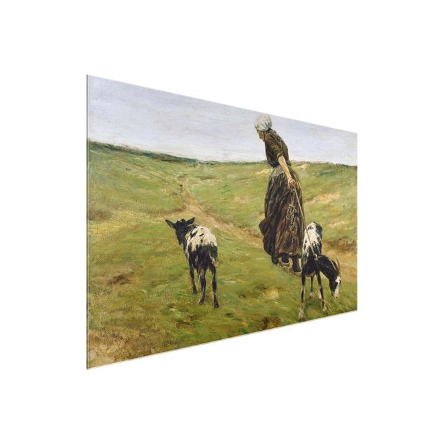 Konstutskrifter Max Liebermann - Goat Herdess In Sand Dunes