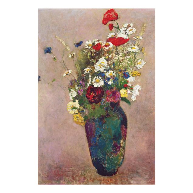 Konststilar Odilon Redon - Flower Vase with Poppies