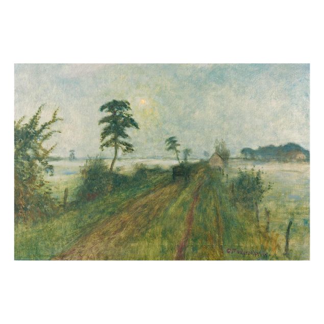Tavlor landskap Otto Modersohn - Evening Mood In The Moor