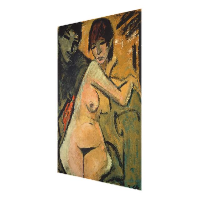 Tavlor naken och erotik Otto Mueller - Lovers