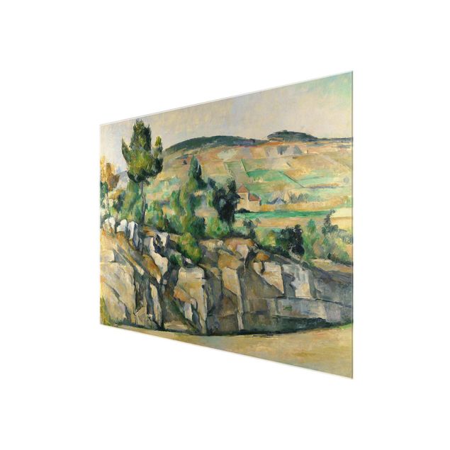 Tavlor landskap Paul Cézanne - Hillside In Provence