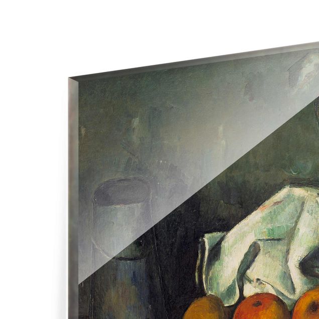 Tavlor modernt Paul Cézanne - Still Life With Milk Can And Apples