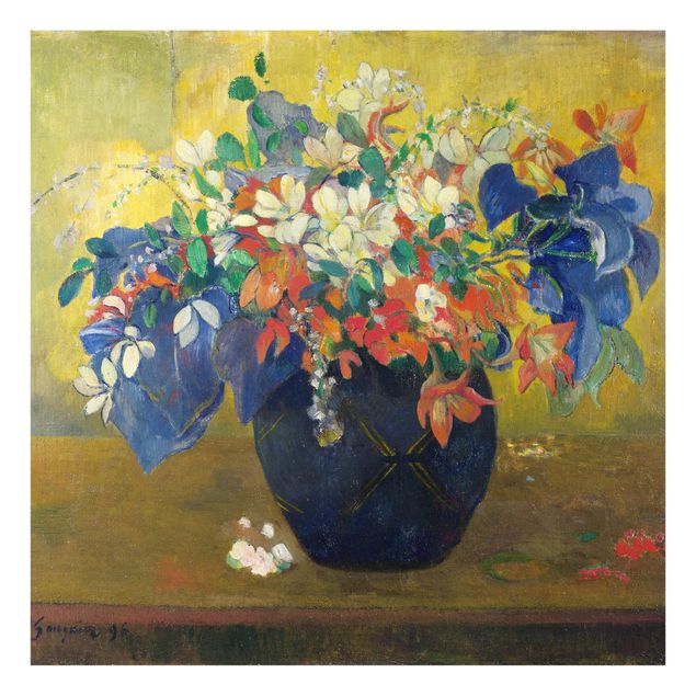 Glastavlor blommor  Paul Gauguin - Flowers in a Vase