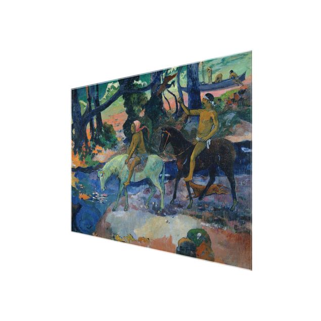 Tavlor konstutskrifter Paul Gauguin - Escape, The Ford