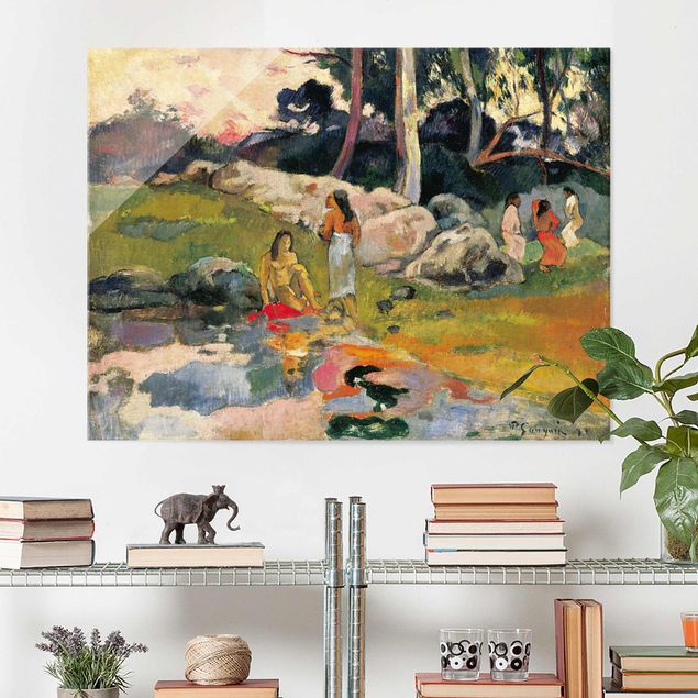 Kök dekoration Paul Gauguin - Women At The Banks Of River