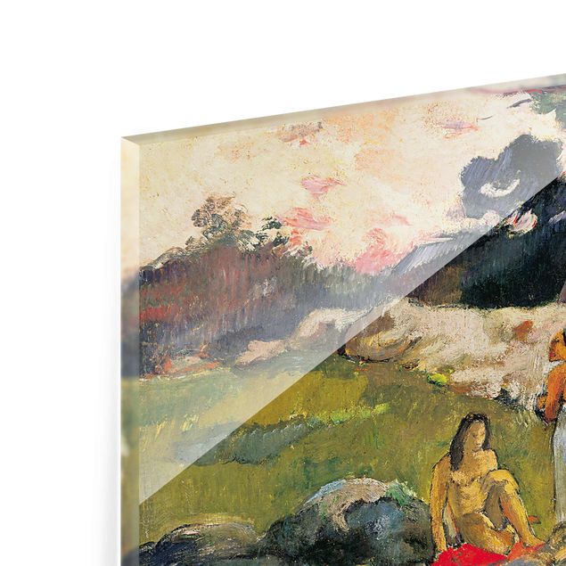 Tavlor konstutskrifter Paul Gauguin - Women At The Banks Of River