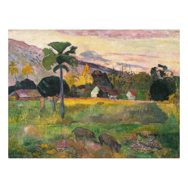 Tavlor landskap Paul Gauguin - Haere Mai (Come Here)