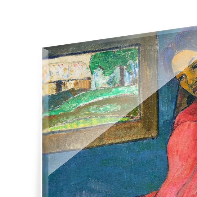 Tavlor modernt Paul Gauguin - Faaturuma (Melancholic)