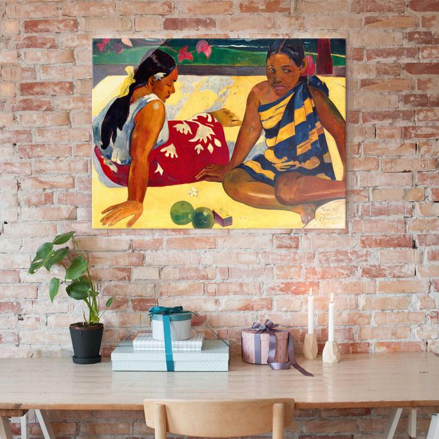 Konststilar Impressionism Paul Gauguin - Parau Api (Two Women Of Tahiti)