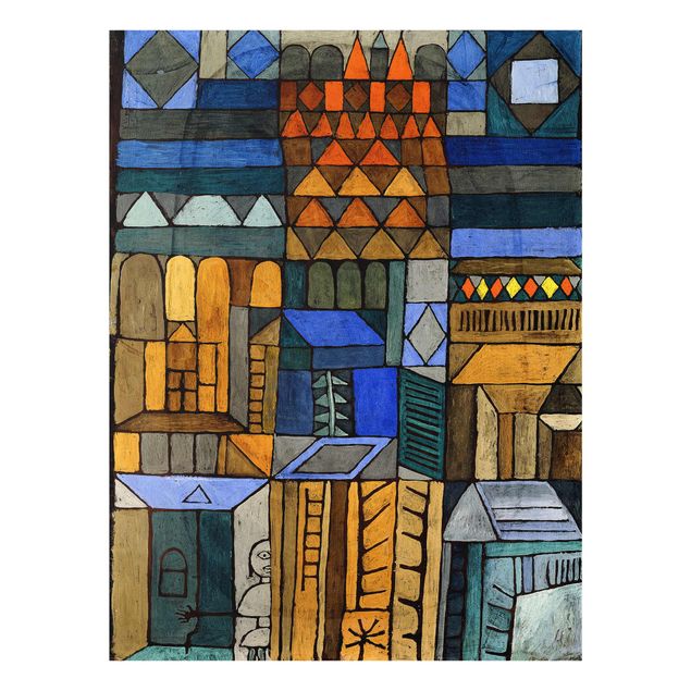 Tavlor arkitektur och skyline Paul Klee - Beginning Coolness