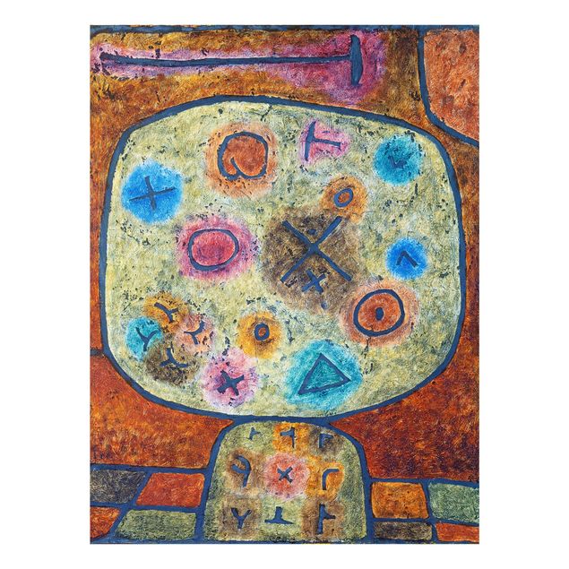 Tavlor konstutskrifter Paul Klee - Flowers in Stone