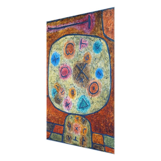 Tavlor abstrakt Paul Klee - Flowers in Stone