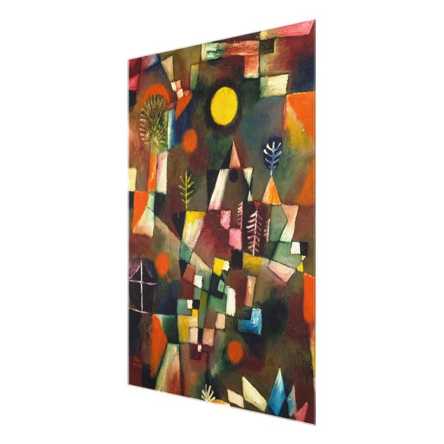 Tavlor abstrakt Paul Klee - The Full Moon