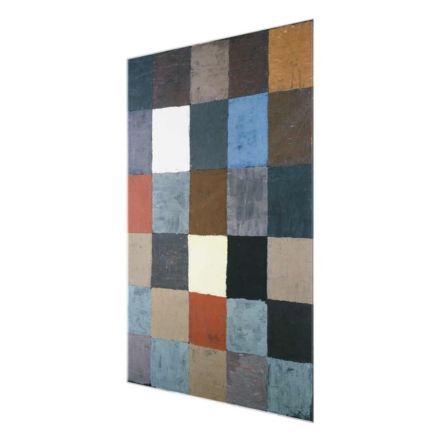 Tavlor mönster Paul Klee - Color Chart (on Gray)