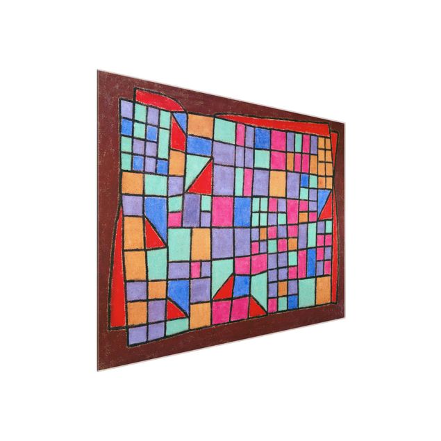 Glastavlor abstrakt Paul Klee - Glass Facade